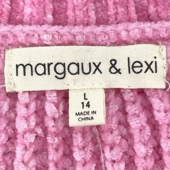 Marguax & Lexi Kid's Holiday Shine Sequin Snowflake Christmas Sweater NWT Sz L - Picture 6 of 10